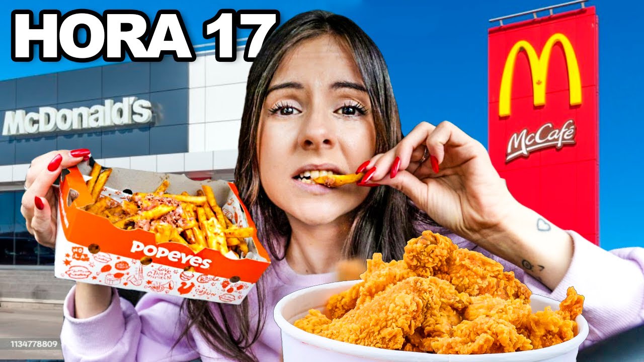 COMIENDO 24 HORAS SEGUIDAS 😰 sin parar…