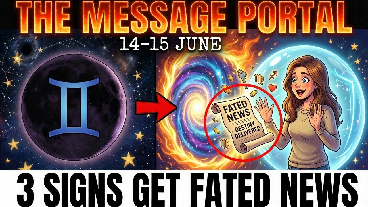 TOMORROW'S New Moon in Gemini Opens the Message Portal - 3 Signs Get FATED News!