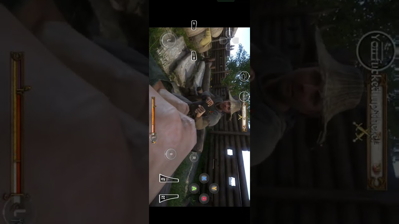 I died in Kingdom Come Deliverance, attacked on villager and fighting with guard 😂😂😂