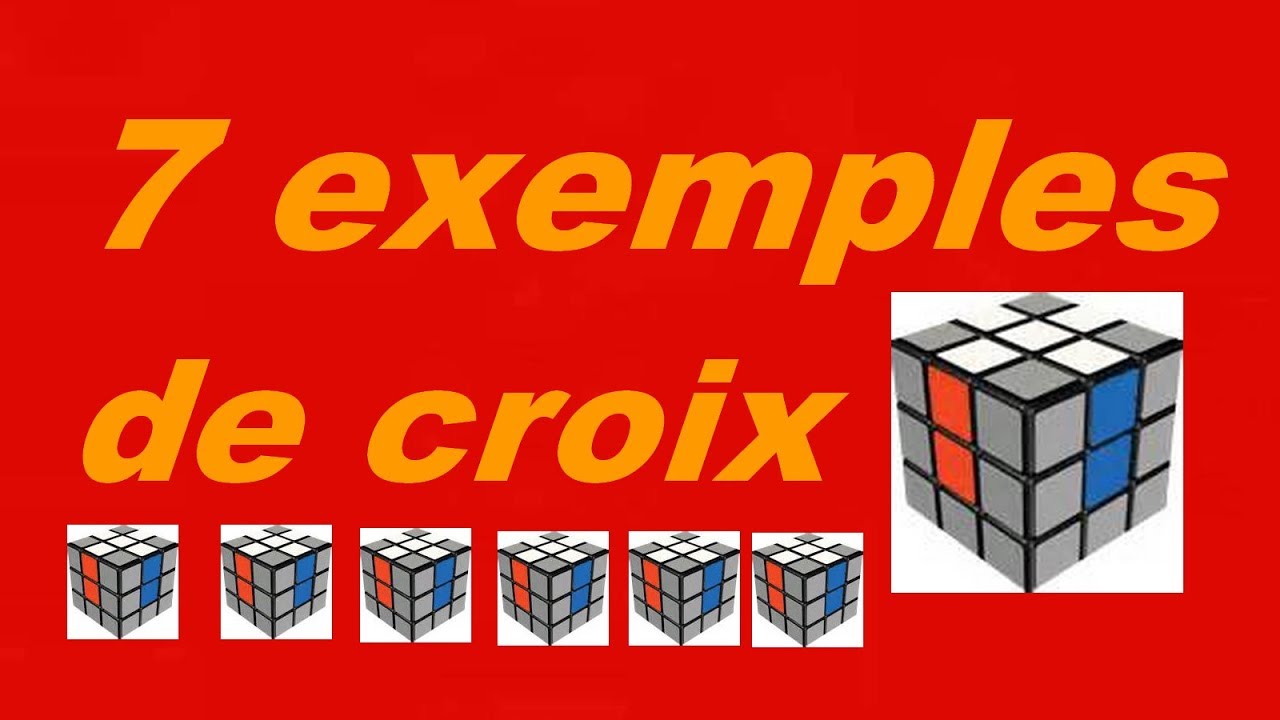 7 exemples de croix blanches en moins de 7 mouvements !
