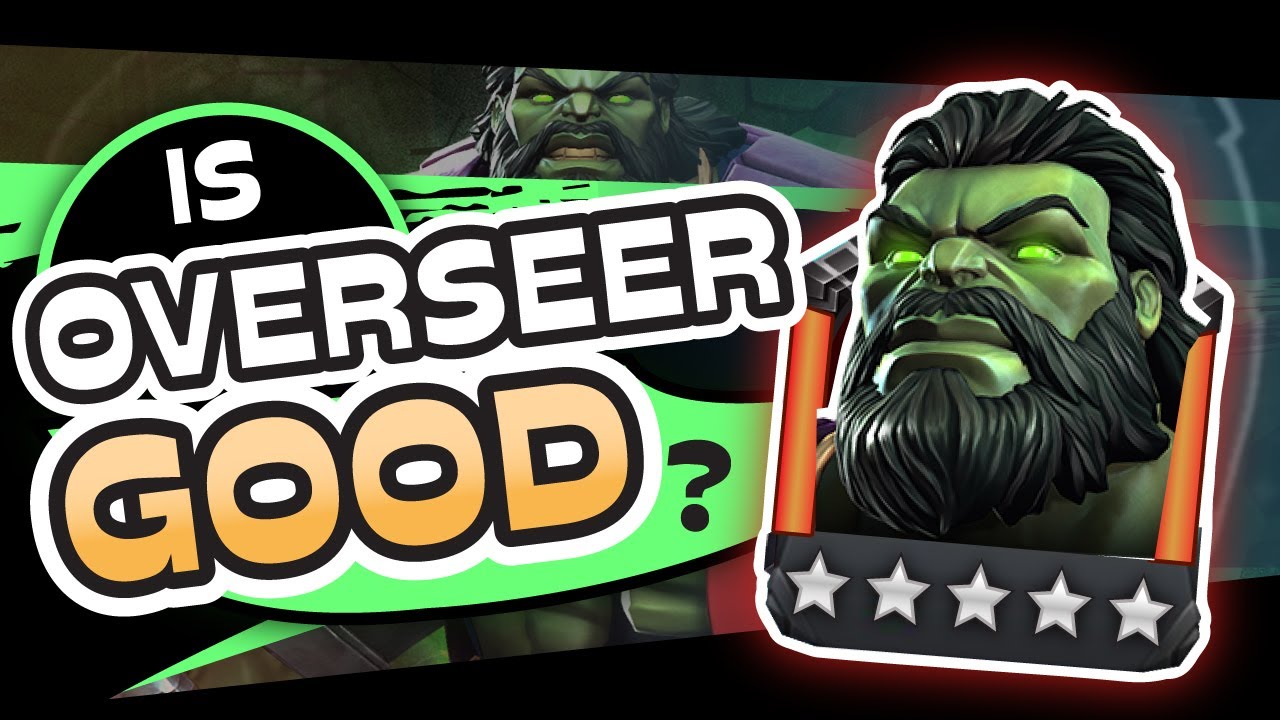 Is OVERSEER Good? (How to Use Ability tl;dr) 5 Star Gameplay Review | Marvel Contest of Champions
