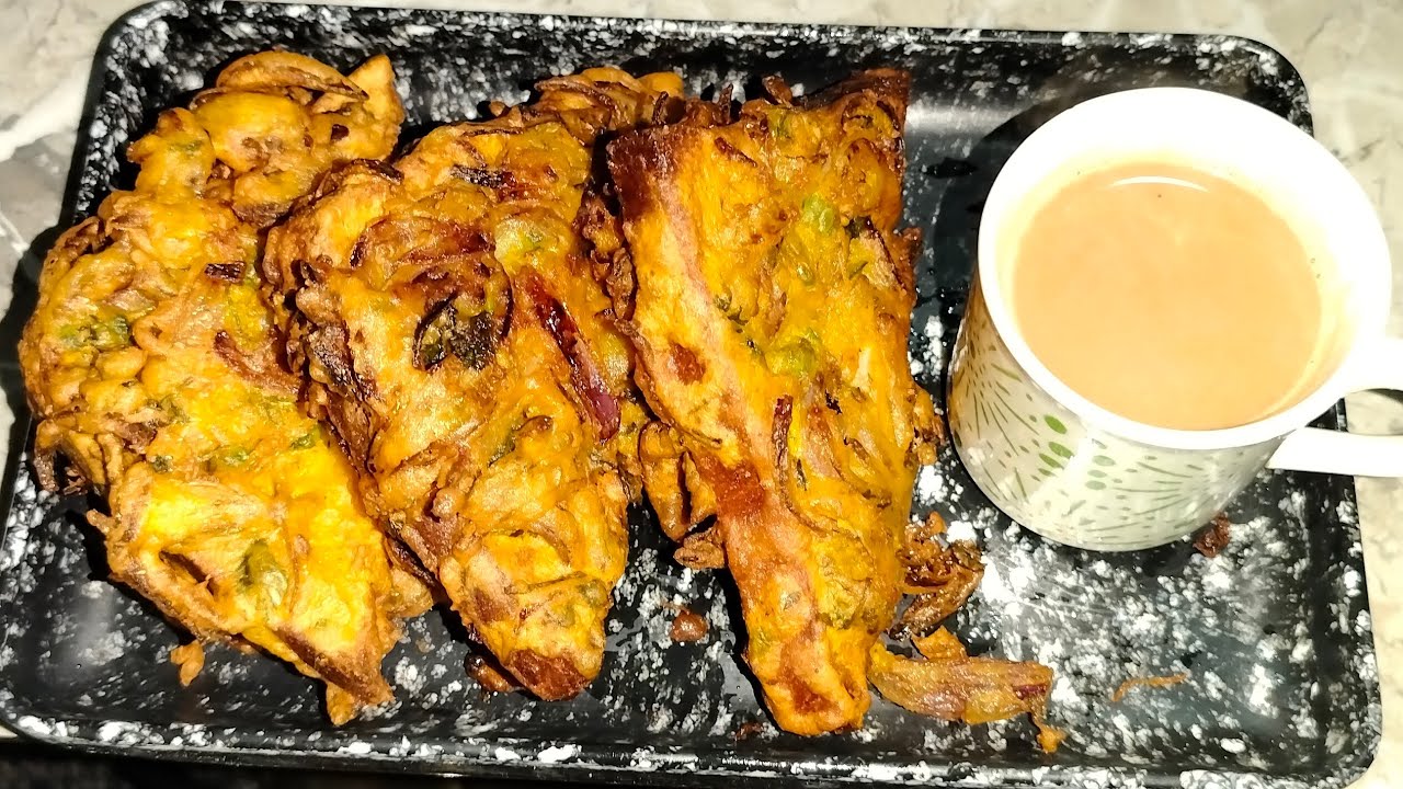 How to make Viral onion bread pakoda