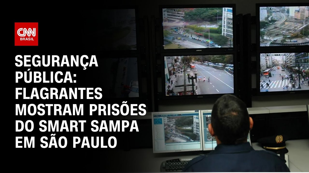 Segurança Pública: Flagrantes mostram prisões do Smart Sampa em São Paulo | CNN BRASIL