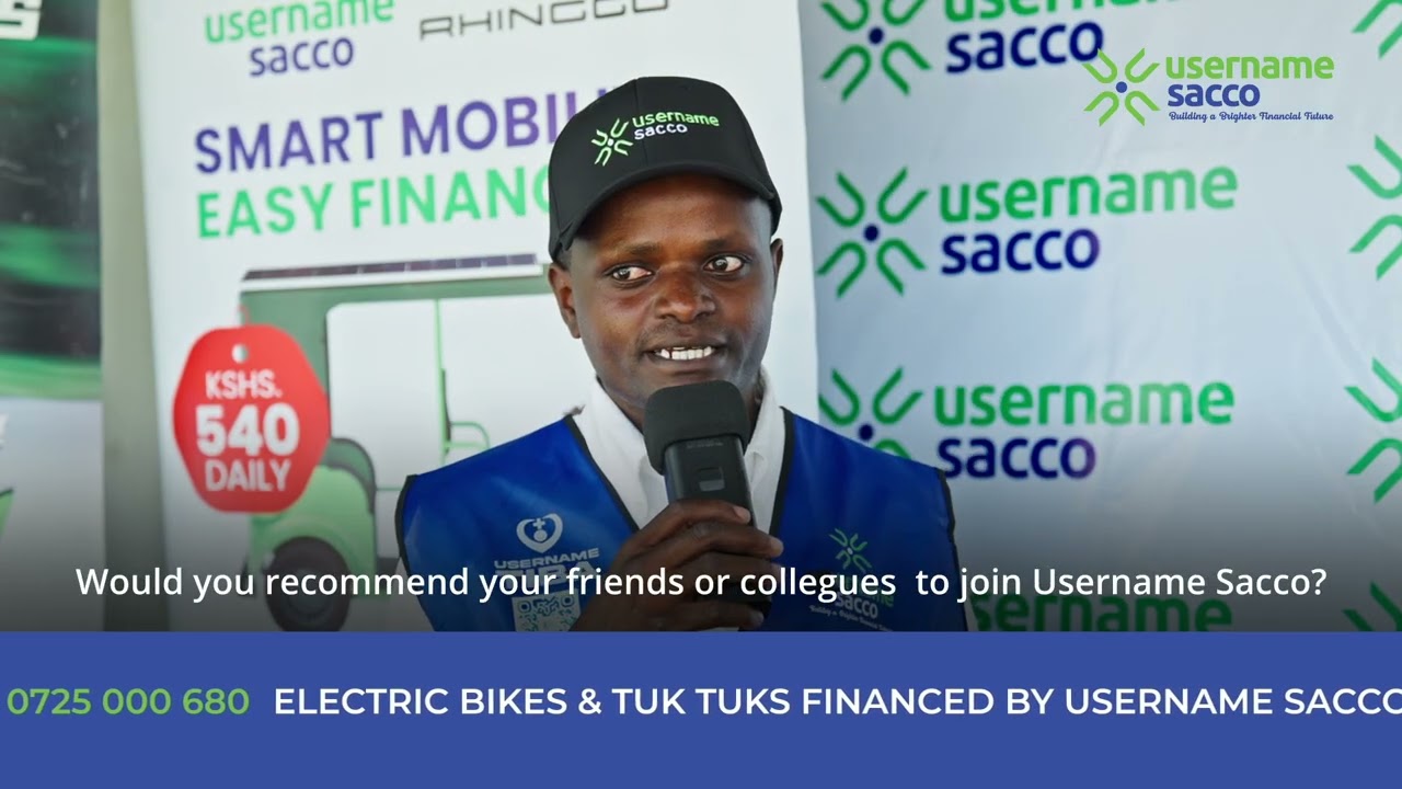Username SACCO Tuktuk Loan Success: Madina Wambua's Story