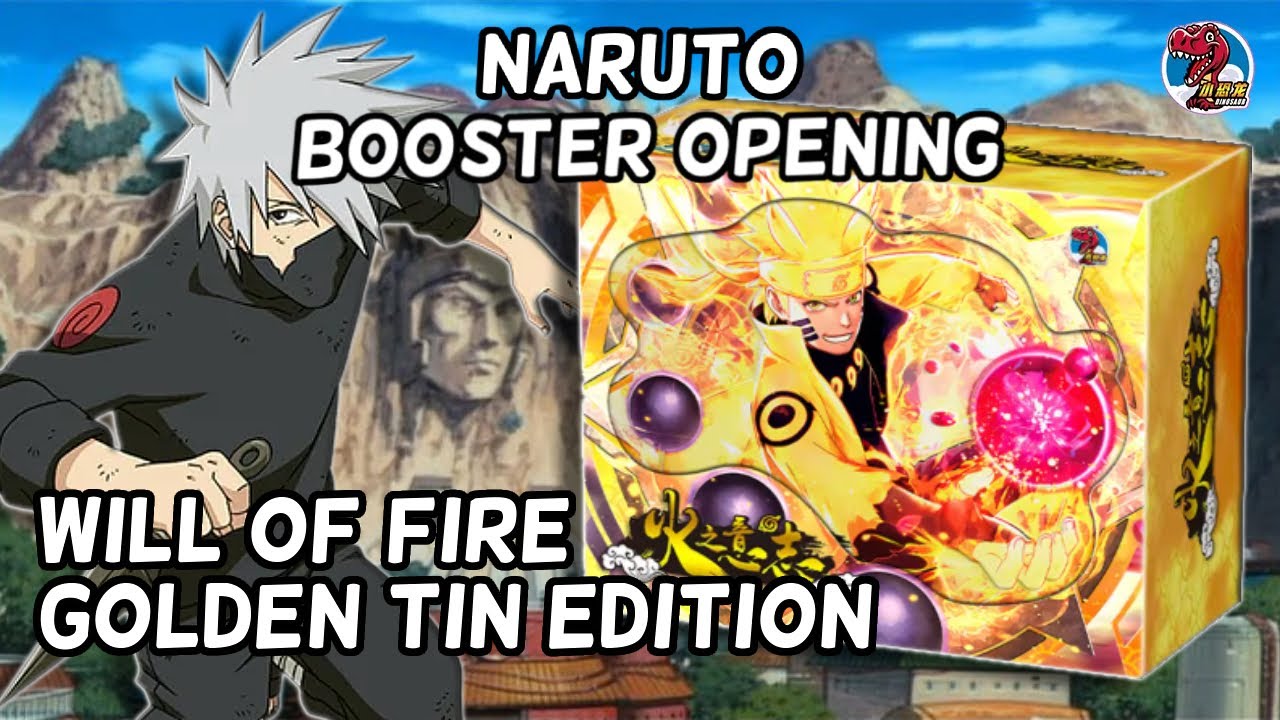Will Of Fire Golden Tin Edition | Naruto Booster Opening