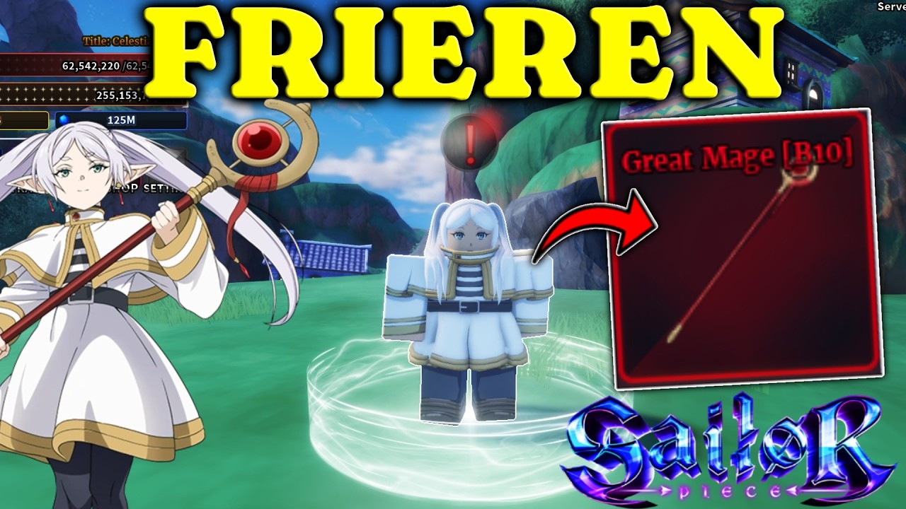 🚨COMO CONSEGUIR LA ESPADA DE FRIEREN (GREAT MAGE) EN SAILOR PIECE ROBLOX