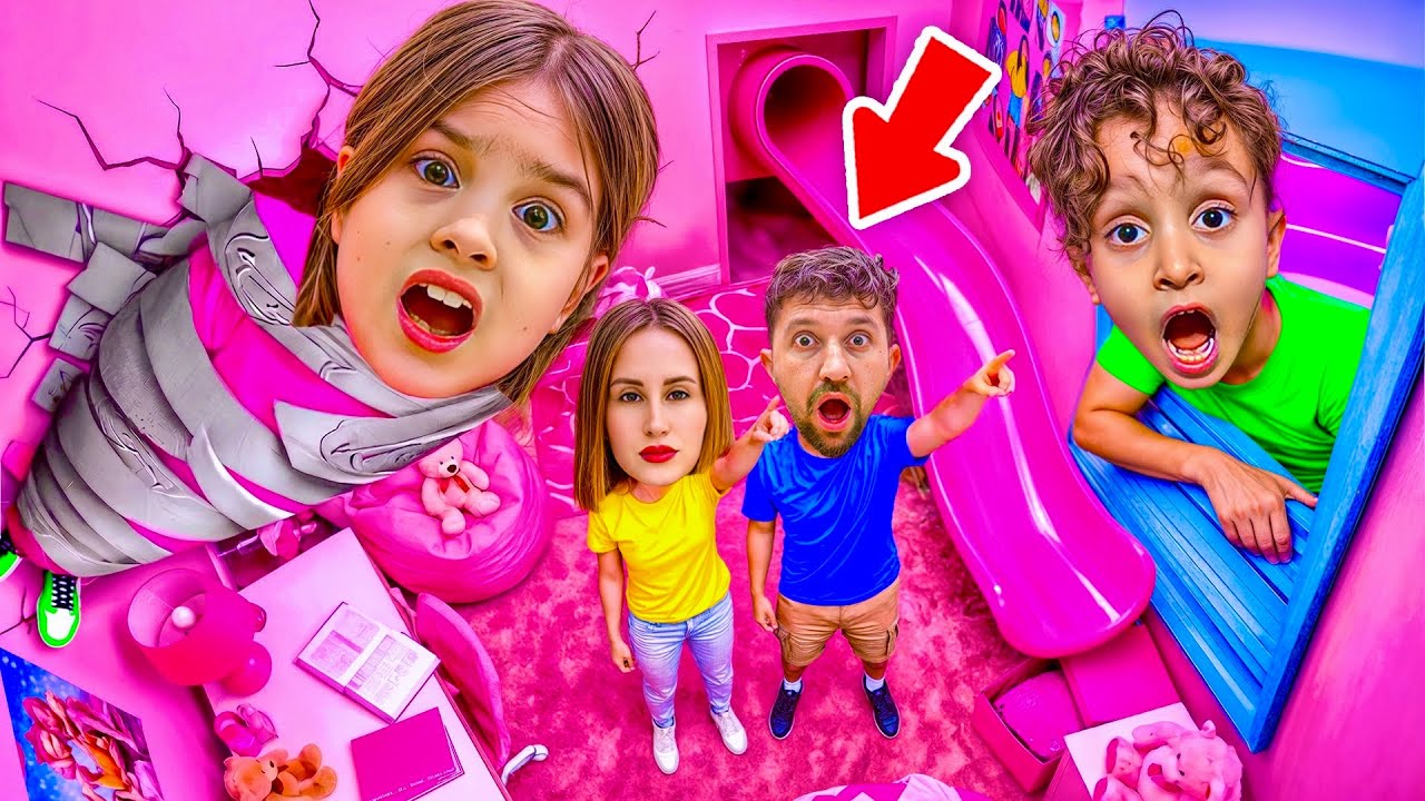ELİF GİZLİ ODASINI TAŞIDI !! KUZEY VE BABAMDAN GİZLİ ODAYA KA&Ccedil;IŞ !!