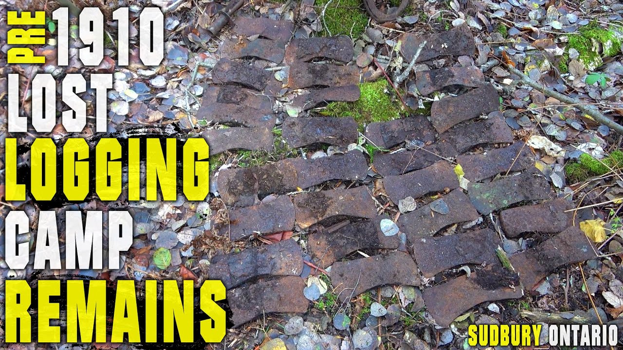 Abandoned 115 Year Old Logging Camp Lost Treasures | Metal Detecting Sudbury - Ontario