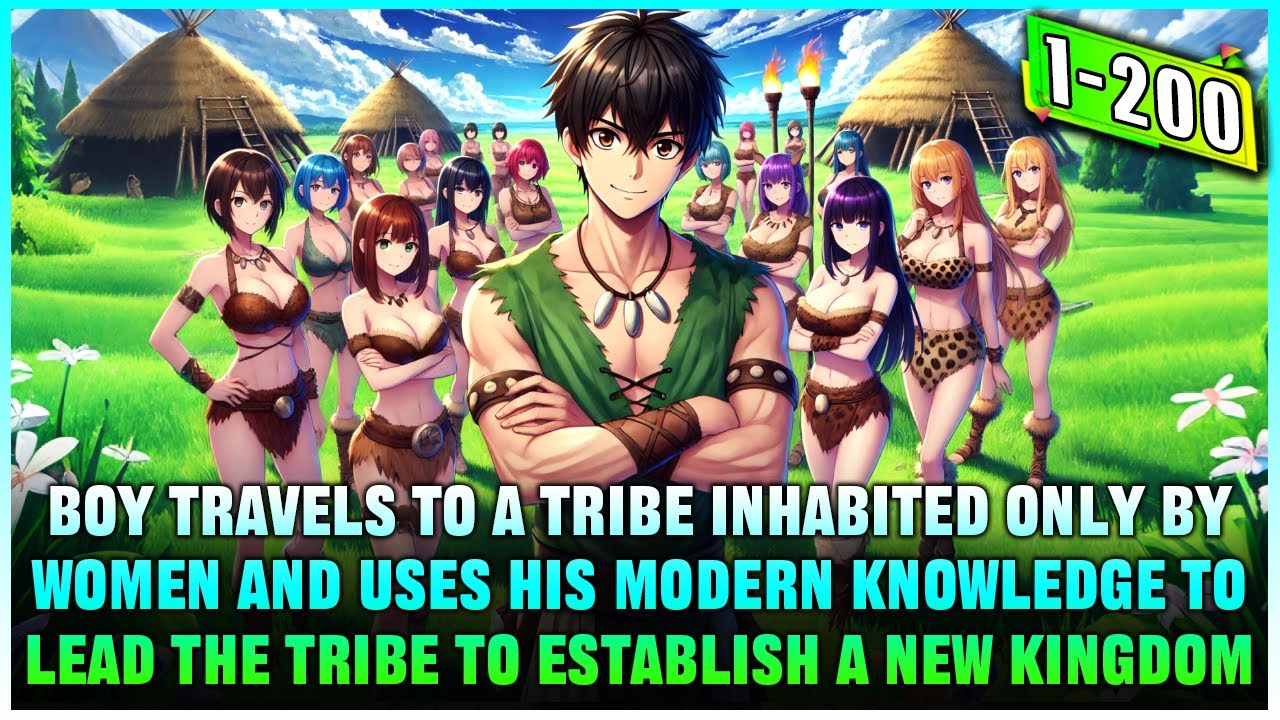 Traveling Back to the Stone Age, He Became the Only Man in the Tribe and Conquered 23 Women!