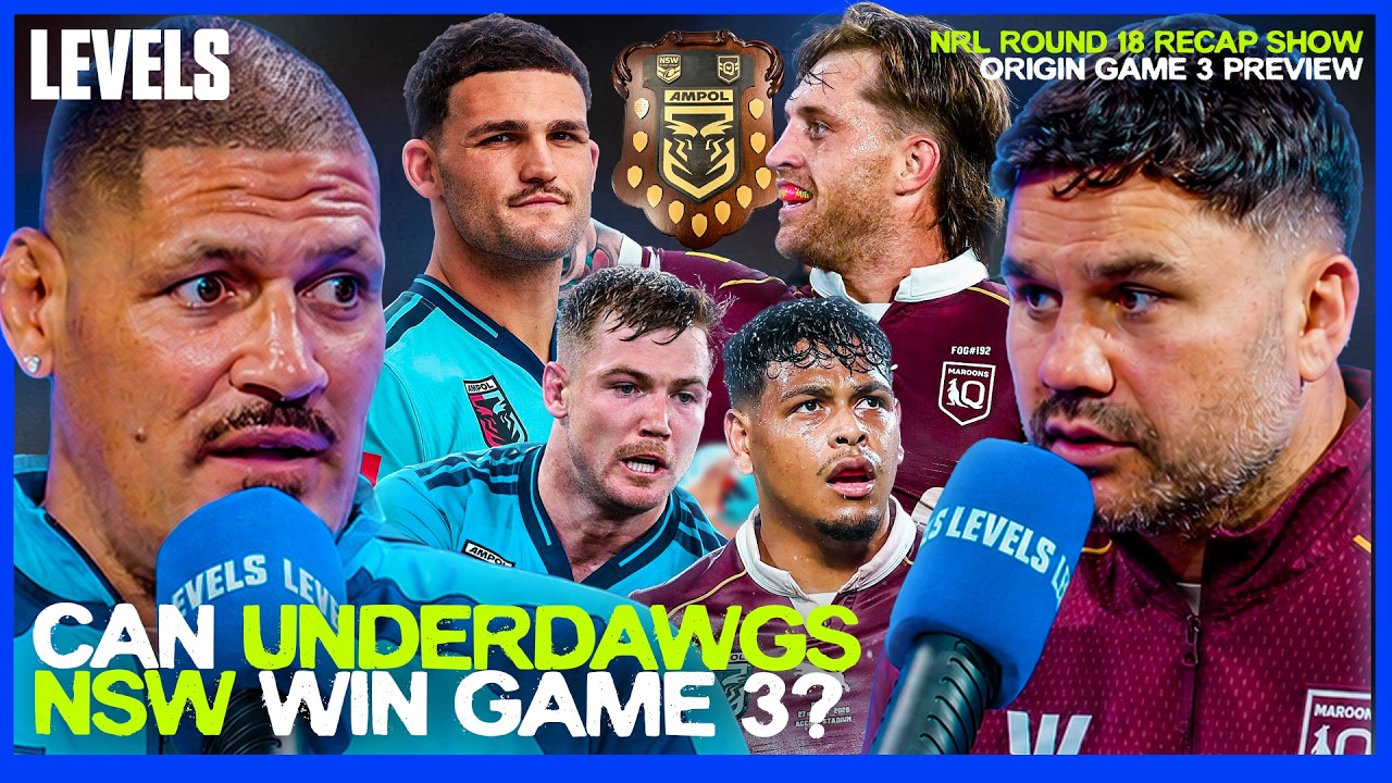 ORIGIN 3 PREDICTIONS & NRL R18 RECAP: Laurie Brings in 1996 Team to GALVANISE NSW, Who Wins & WHY?
