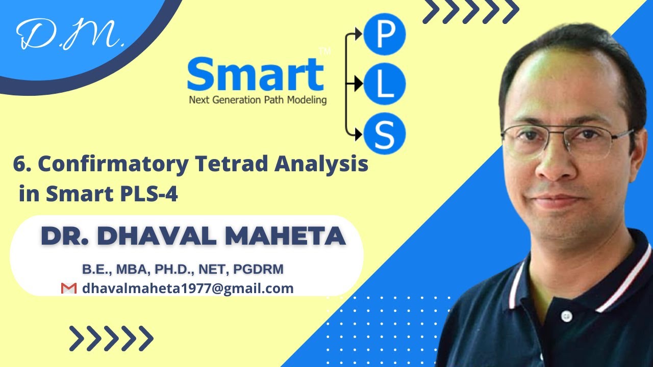 6. Confirmatory Tetrad Analysis in SmartPLS-4 || Dr. Dhaval Maheta
