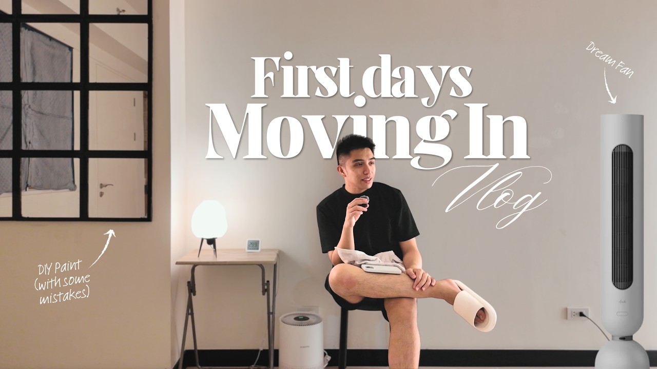 Condo Move-in: My First Days | Deep Cleaning, Dream Fan, Painting Mistakes and more | a moving vlog