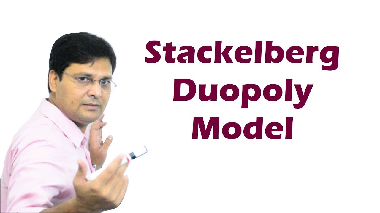 Stackelberg Duopoly Model in Hindi