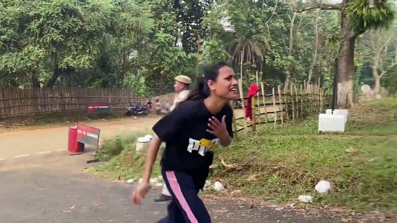 Marathon race , Sangknigre , South Garo Hills Meghalaya.