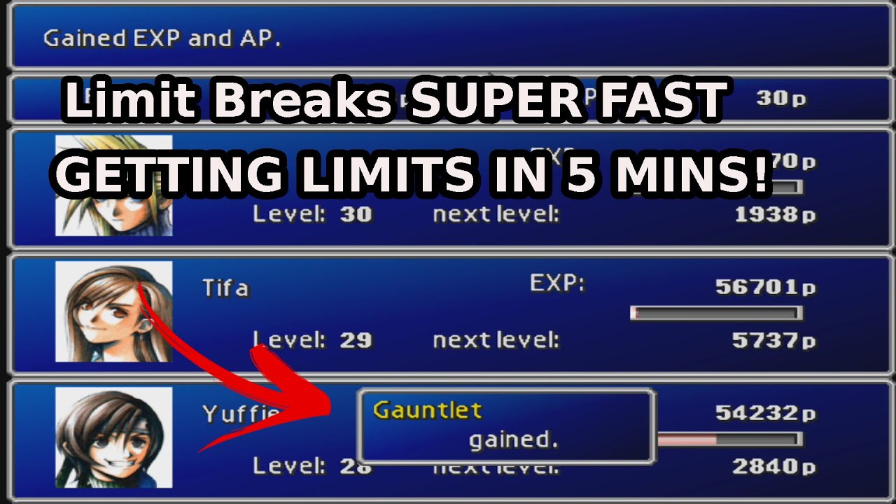 How to Get Limit Breaks Fast and EARLY