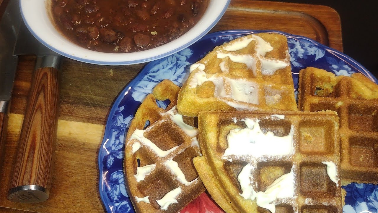 WAFFLE IRON CORNBREAD