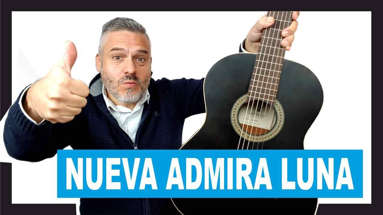 🌚 ADMIRA LUNA 🖤 La Nueva Guitarra de ADMIRA 🎸 Guitare noire acabado satinado