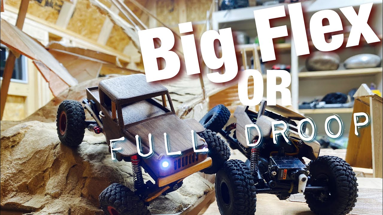 scx24–BIG Flex против Full Droop!!! Какой вариант? Оба!?
