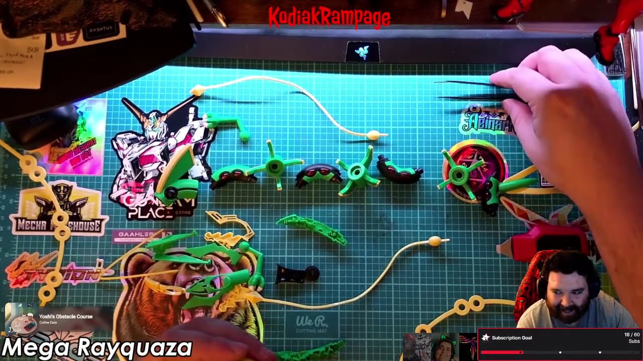Shiny Mega Rayquaza build part 2