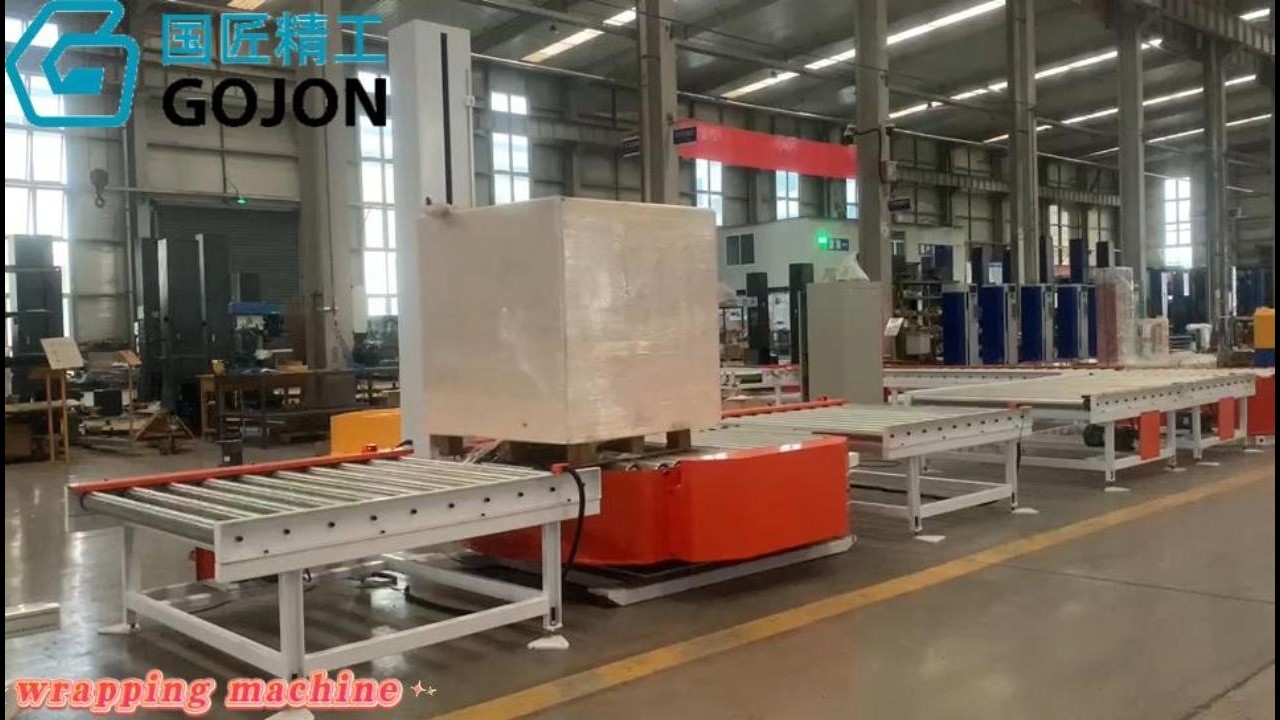 wrapping machine#wrappingmachine  #packagingmachine  #Stretch Wrapper #palletwrappingmachine