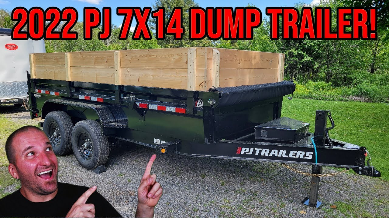 НОВЫЙ самосвальный прицеп PJ 7x14 2022 года | DL142 | 14 тыс. фунтов