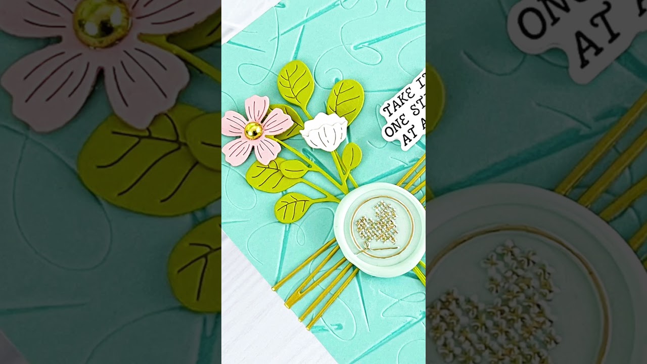 One Stitch at a Time | April 2024 | 3D Embossing Folder of the Month