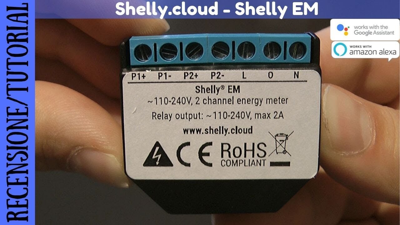 RECENSIONE E TUTORIAL ITA - Shelly EM Make ioT Simple by Robotics Allterco