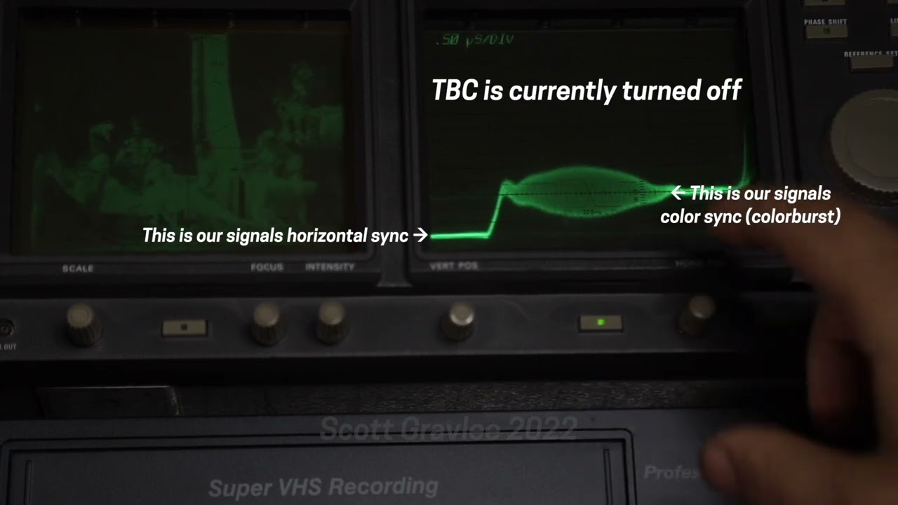 Transferring Problematic Tapes Demonstration of Basic Time Base Correction