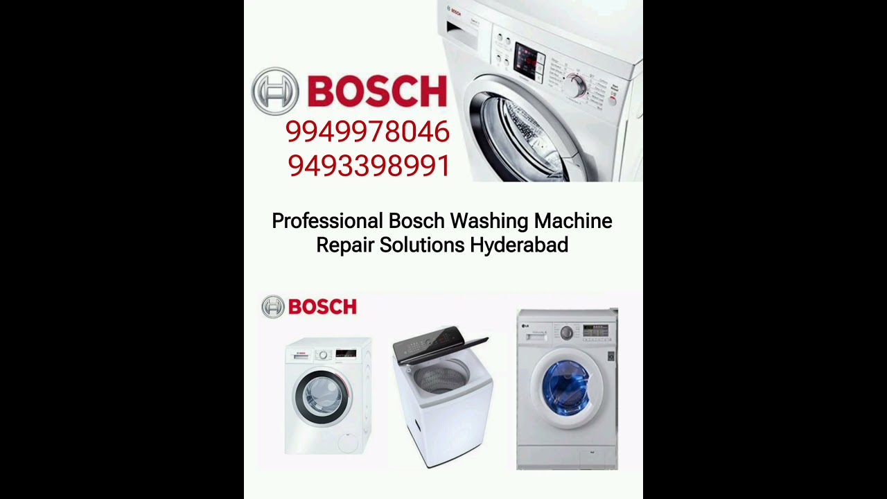 Bosch washing machine service hyderabad - Bosch washing machine repair - Hyderabad 