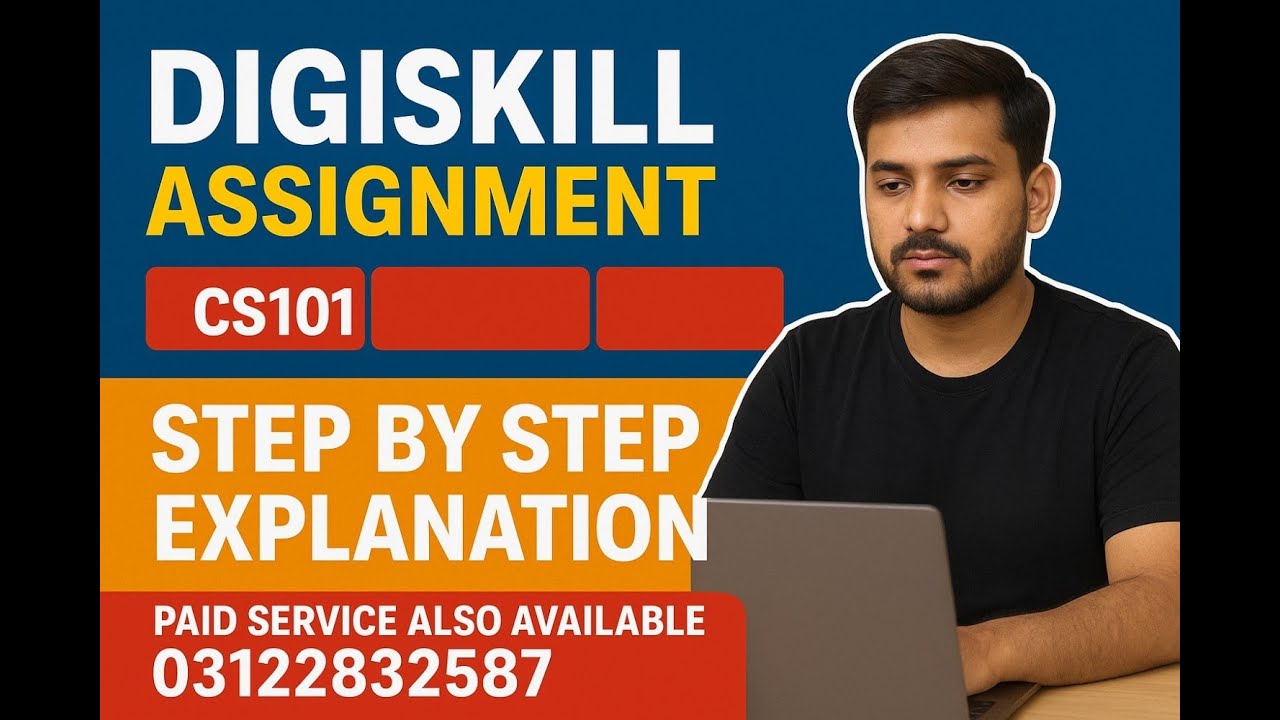 DigiSkills CS101 Assignment #2 Part-1 Complete Solution | Step-by-Step (2025)