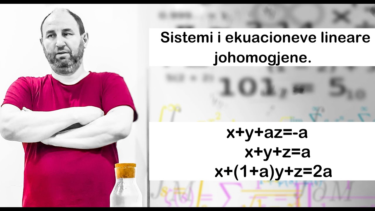 144. Sistemi i ekuacioneve lineare johomogjene./FIEK