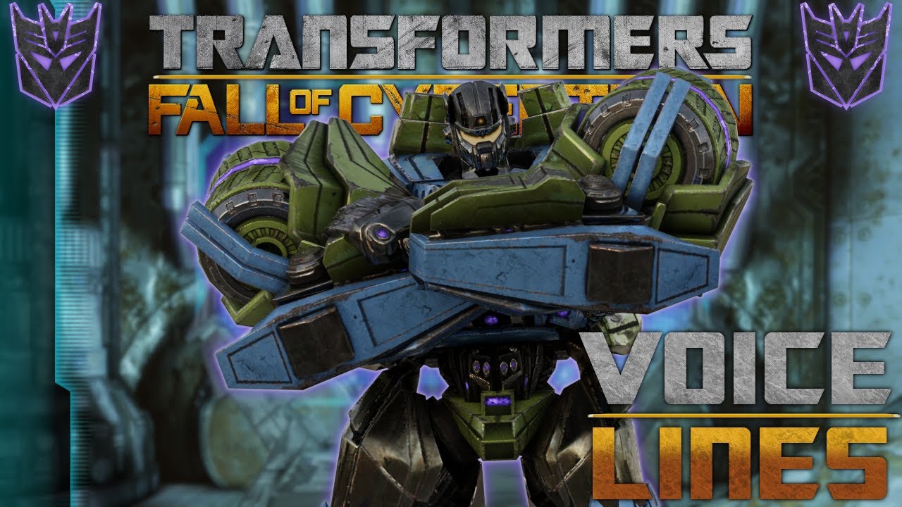 Transformers: Fall of Cybertron - Onslaught Voice Lines