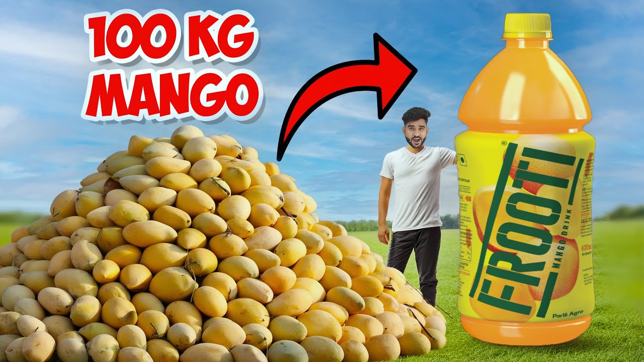 100 Kg Mango = How Much Frooti ?