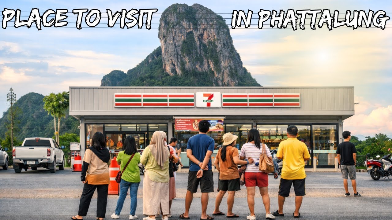 Best Place to Visit in Phattalung 🇹🇭 | Why Malaysians LOVE This 7-Eleven 😲