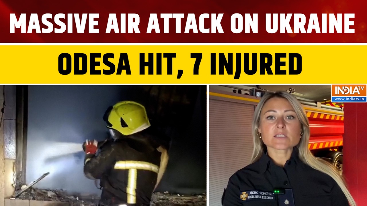 Russian Missile-Drone Barrage Hits Ukraine: 16 Injured, Odesa Reports 7 Casualties | World News