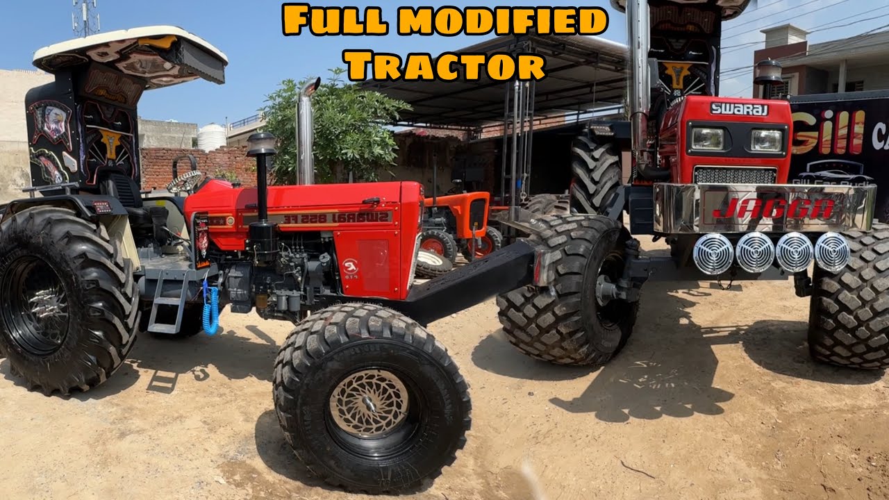 Fully Modified Tractor | High End Sound System | Monster Tyre | Tractor Modification | Modified Club
