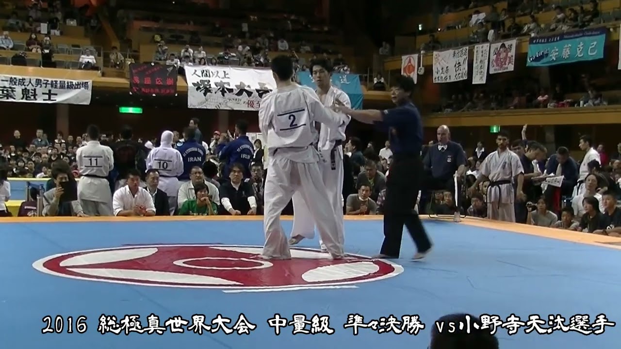 【強豪】小野寺天汰選手 総極真世界大会2016準々決勝