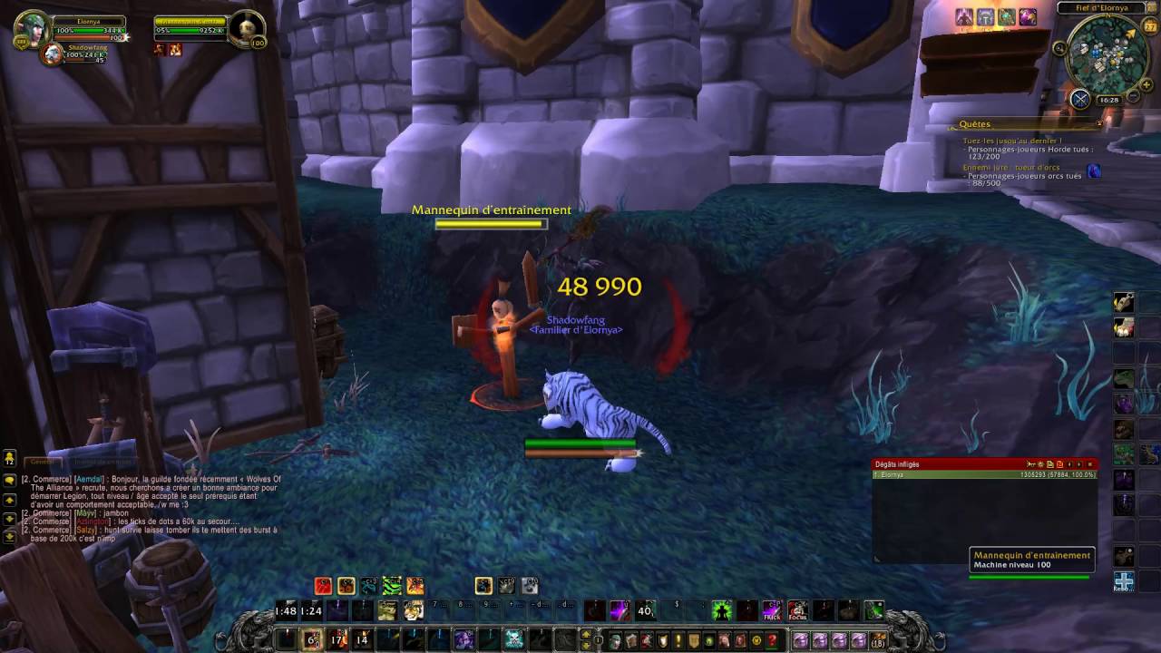 Test : Survival Hunter Burst Legion PrePatch