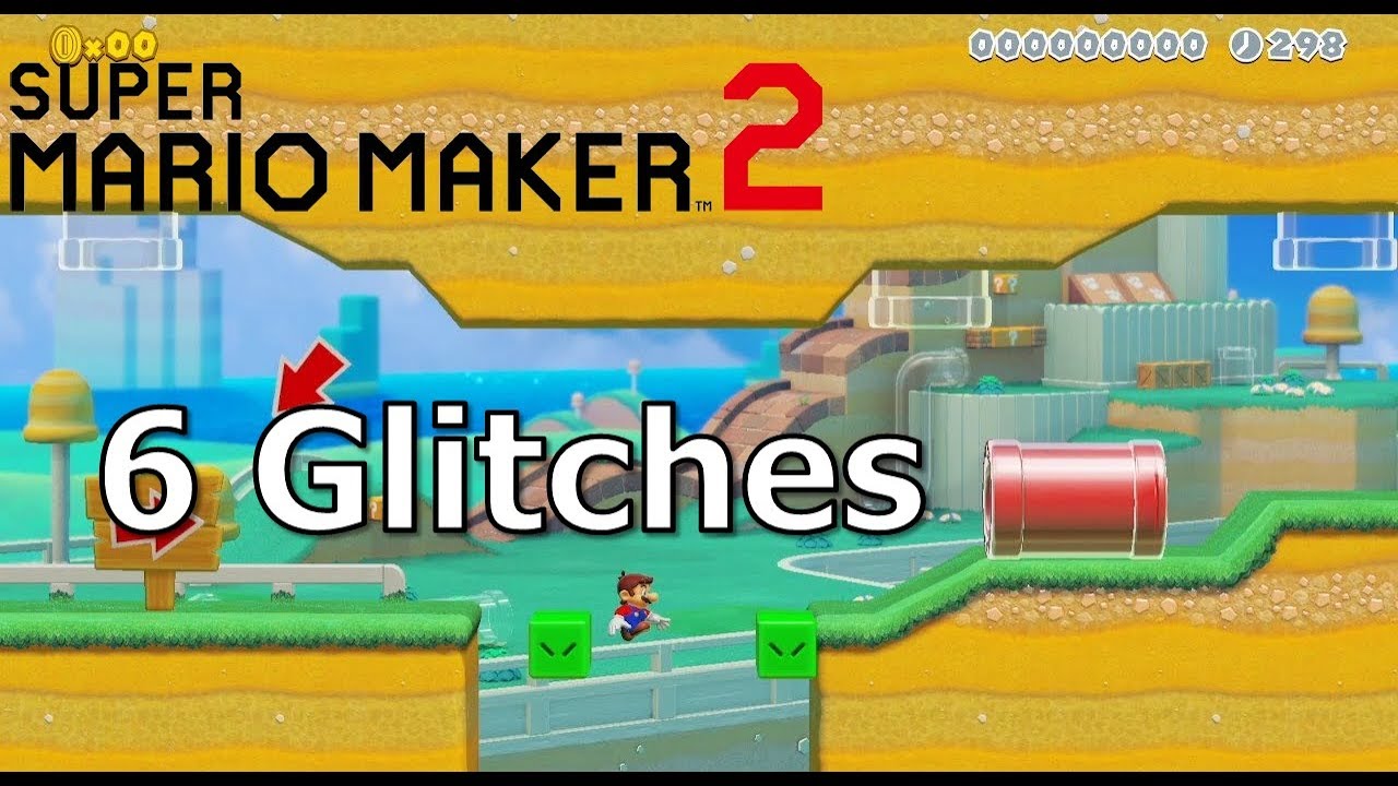 Black Holes in 3D World | 6 Glitches in Mario Maker 2 [Old Black Hole Setup]