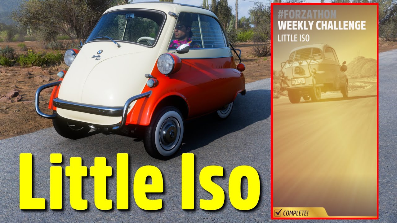 Задание Little Iso Challenge в Forza Horizon 5 | Руководство по еженедельным заданиям Forzathon |...