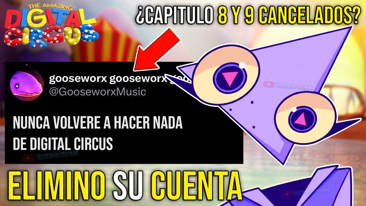 TODO SOBRE LA CANCELACION y POLEMICA de GOOSEWORX CREADORA The Amazing Digital Circus