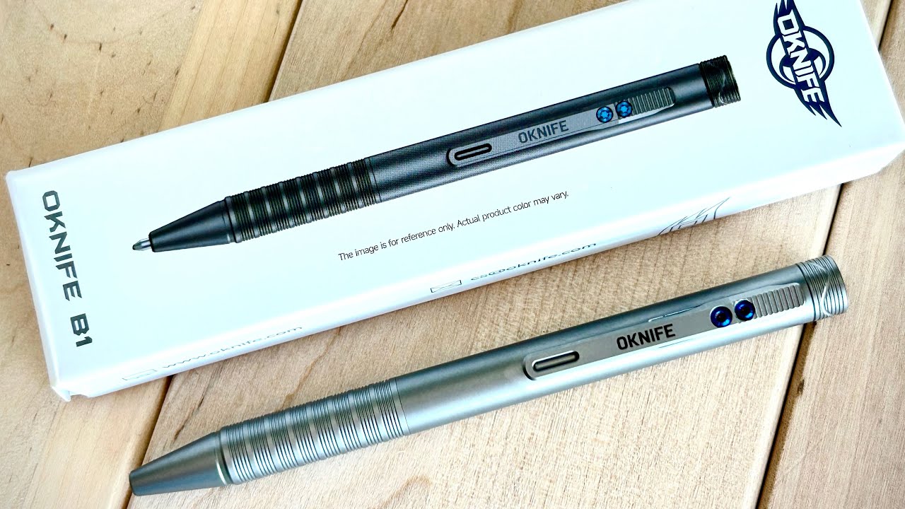 Распаковка — Новая титановая ручка-спиннер OKNIFE B1 от OLIGHT.
