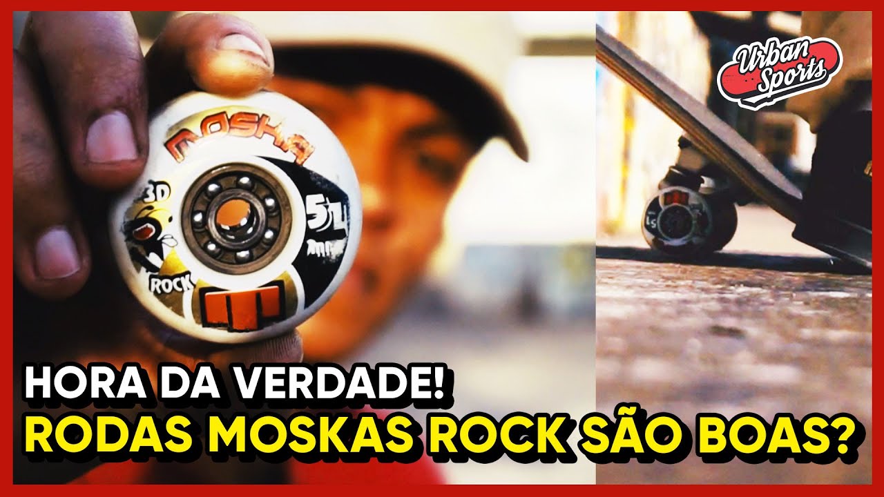 São Boas?! Rodas de Skate Moska Wheels Modelo Rock - Review e Teste