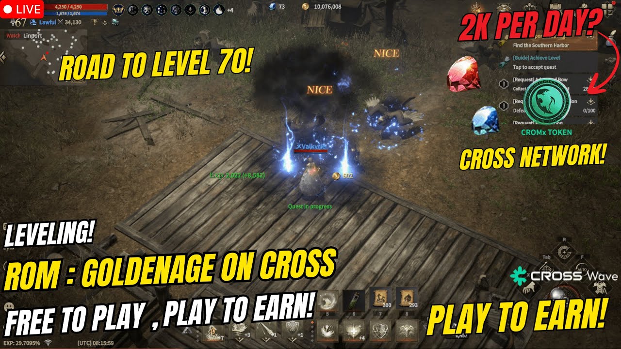 ROM : GOLDEN AGE ON CROSS | Road to Level 70! ( Tagalog )