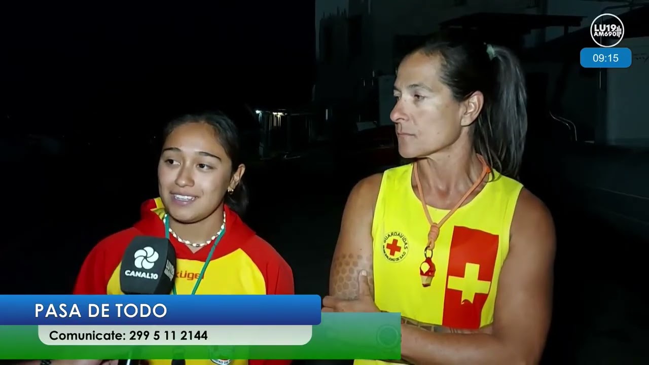 SAN ANTONIO OESTE: BAJADA DE ANTORCHAS POR EL DIA DEL GUARDAVIDAS | LU19 AM690