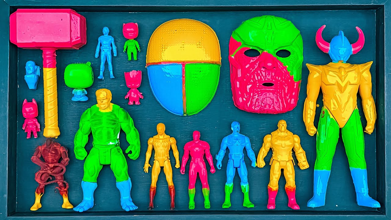 AVENGERS TOYS #547 /Action Figures/Unboxing/Cheap Price/Spiderman,Ironman,Hulk,Thor/Toys