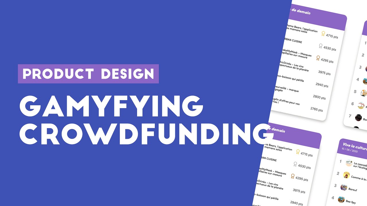 Gamifying crowdfunding - Ulule