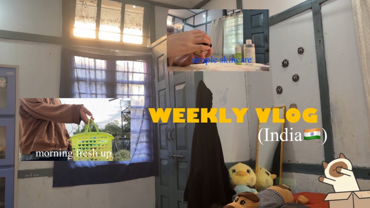 Weekly Vlog ⭐️📷: minimal skincare, silent vlog 