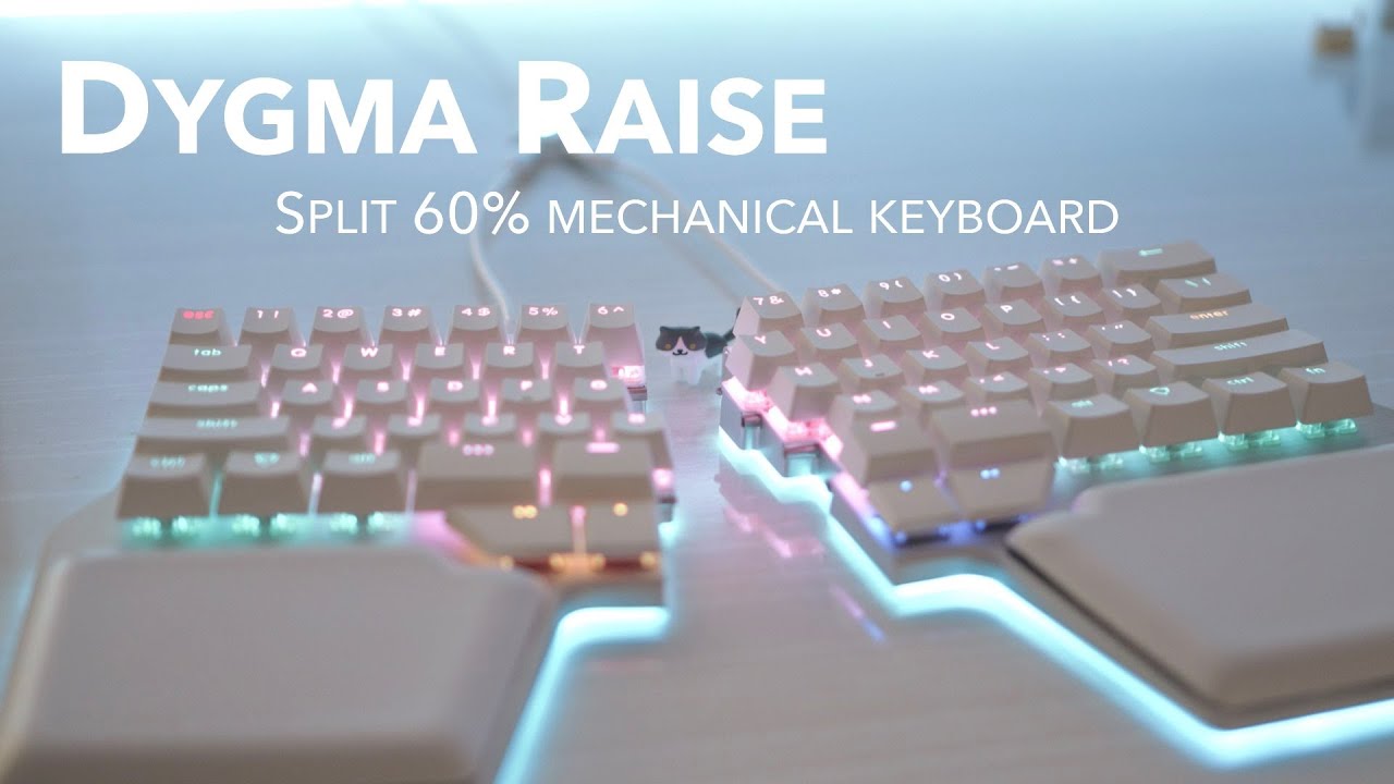 Dygma Raise Split Mechanical Keyboard Unboxing & Typing Sounds (Cherry Red Switches)