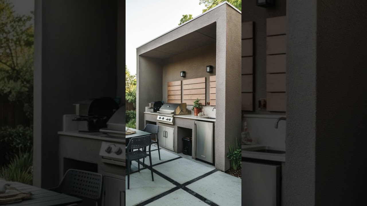 Outdoor kitchen ideas | Exterior design | Furniture